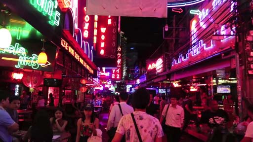 Soi Cowboy - red light area in Bangkok